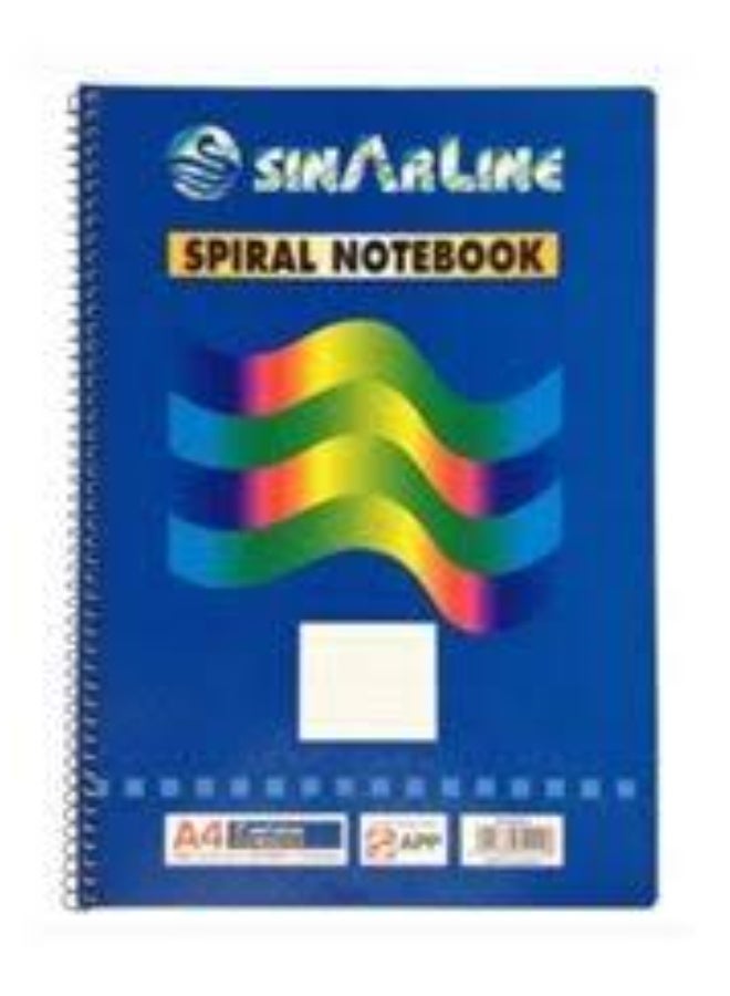 Sinarline Ruled Writing Pad  A4,80 Sheets  (4 Pcs)